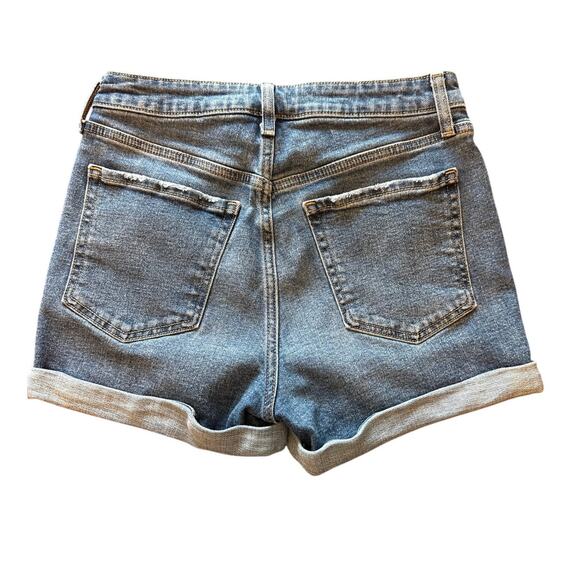 Old Navy High-Rise OG Straight Roll Hem Denim Shorts – Size 8 - Picture 2 of 6
